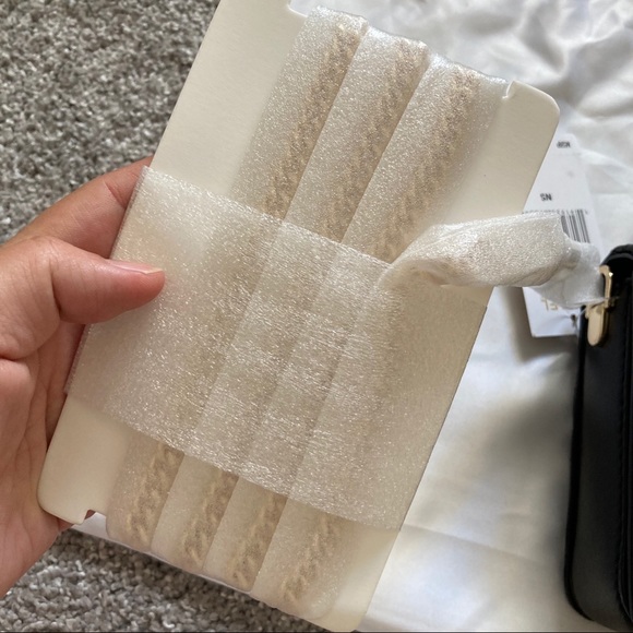 Michael Kors mini chain crossbody bag stud black leather NWT - Picture 8 of 12